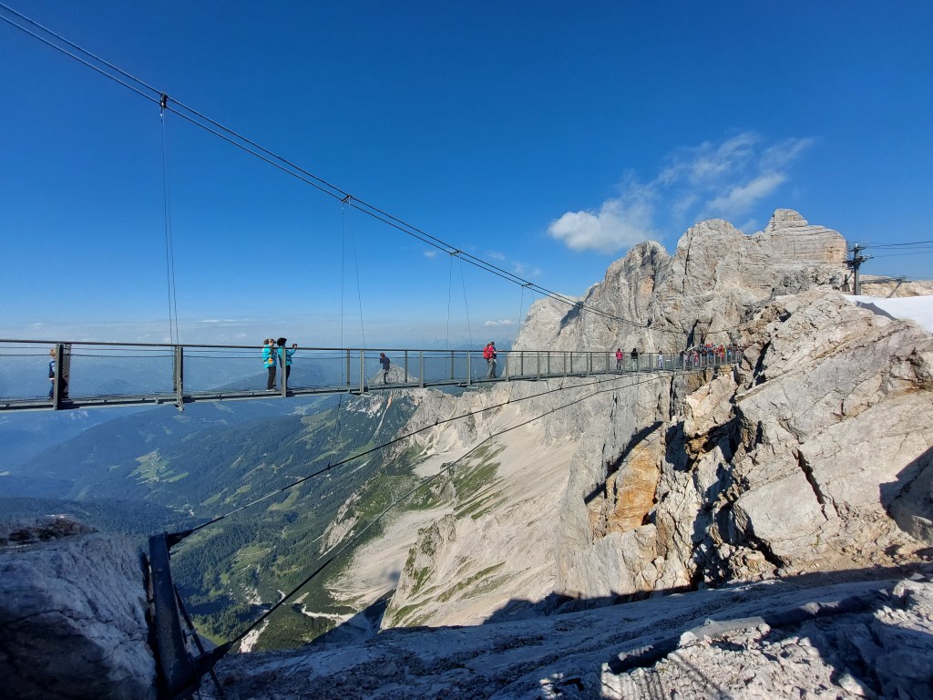 Die Hängebrücke am Dachstein